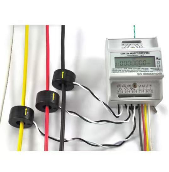 3Phase 4Wires LCD Digital Display Wattmeter 